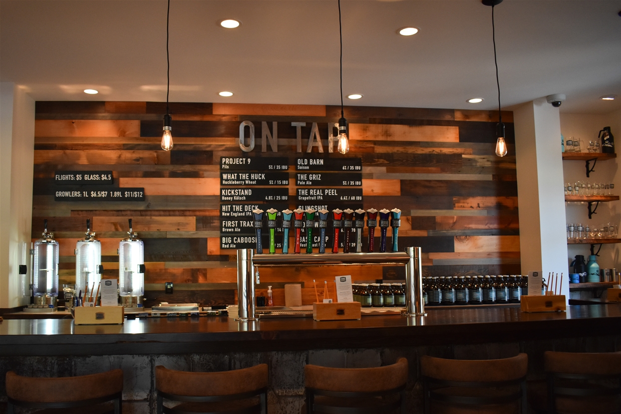 Enjoy a beer at the newly revamped tasting room