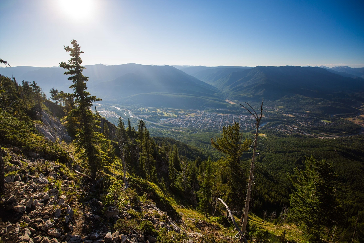 The view from Mount Fernie Ridge is worth the hike