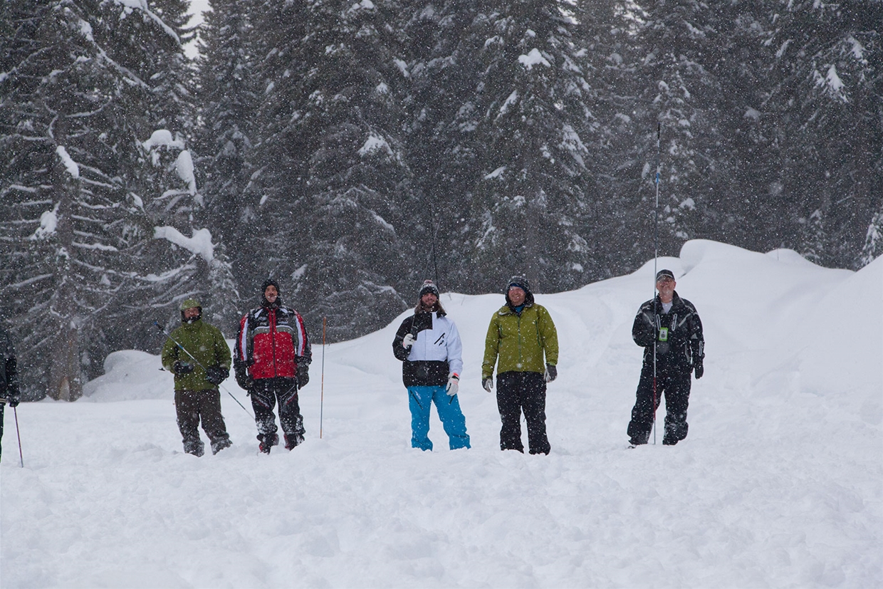 Avalanche Safety Training with Elk Valley Snow Shepherds