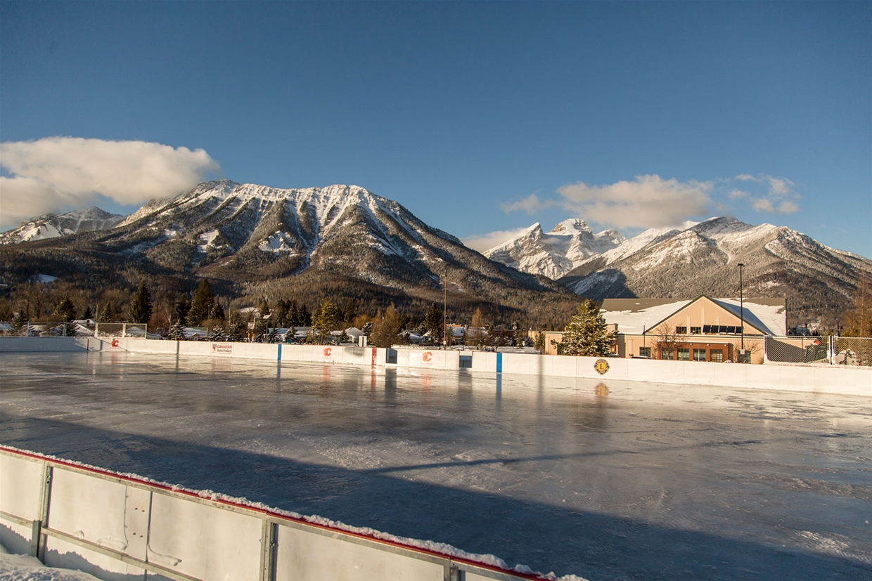 New NHL Size Outdoor Hockey Rink