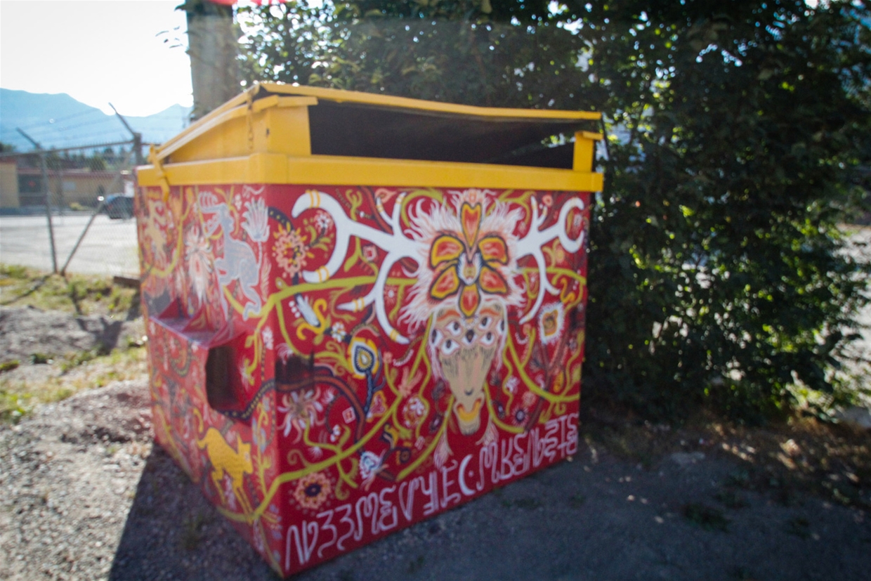 Public Art Street Dumpster