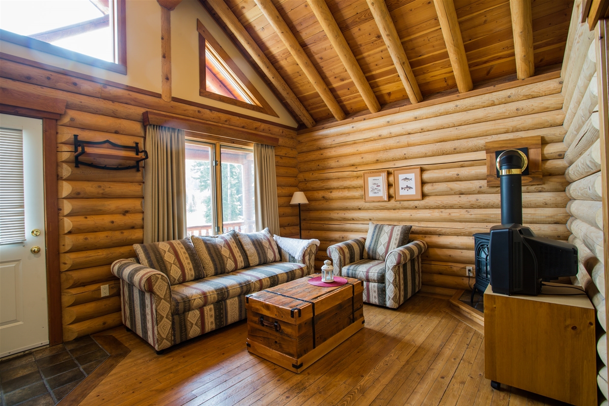 Stay in our log chalet