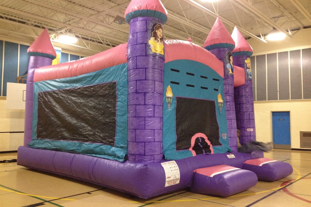 A wide selection of bouncy castles to keep the kids occupied