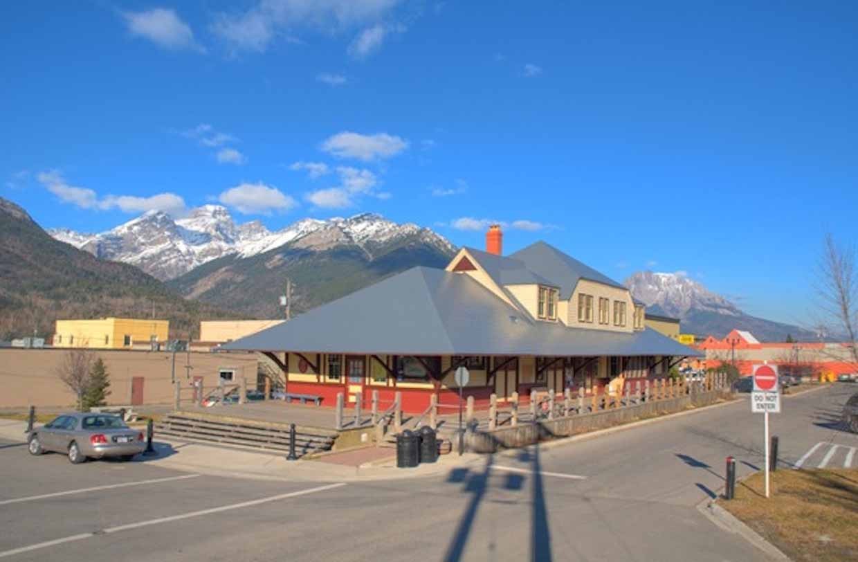 Located in the former Canadian Pacific Railway Station