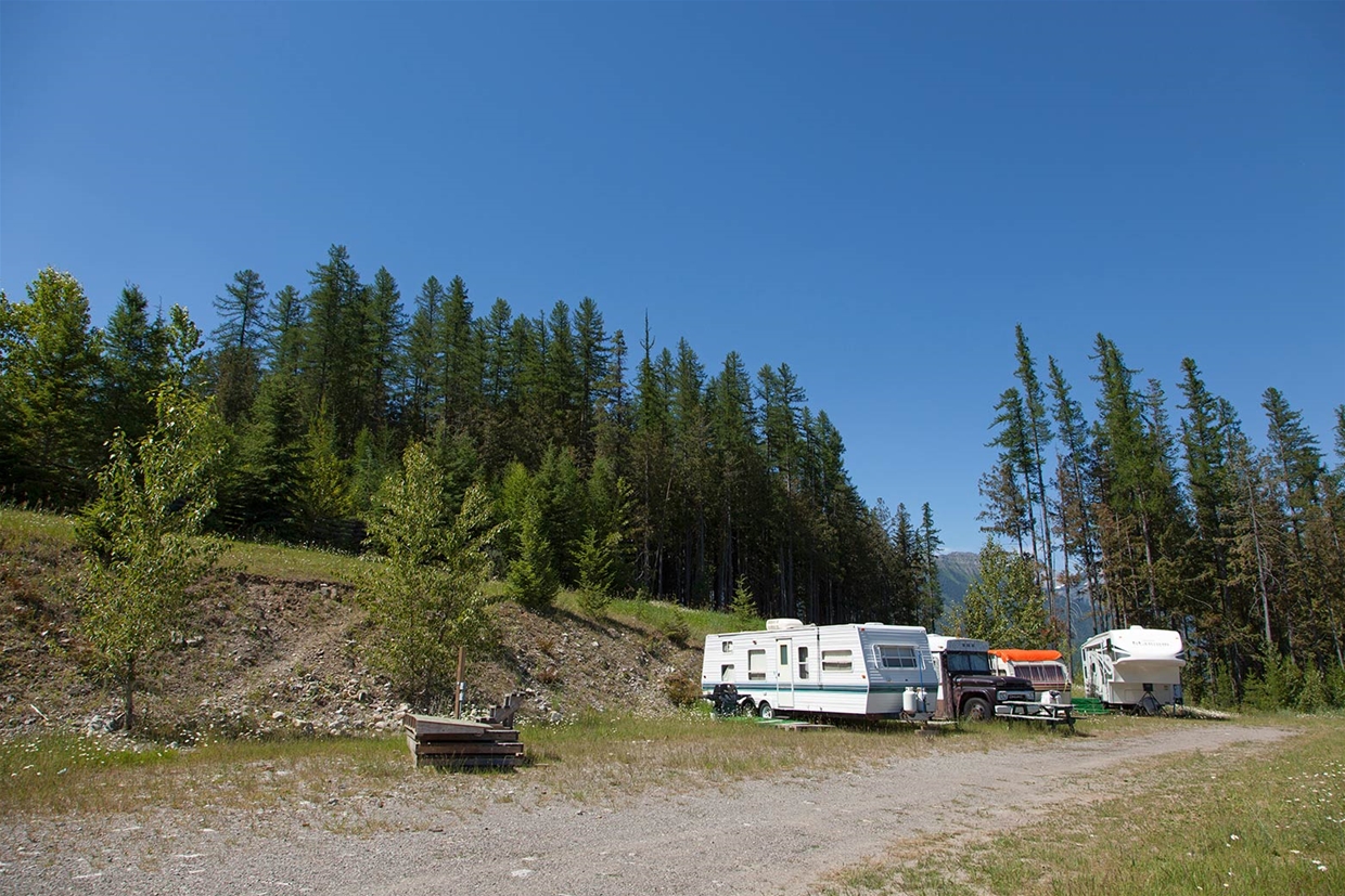 RV Parking at Fernie Alpine Resort