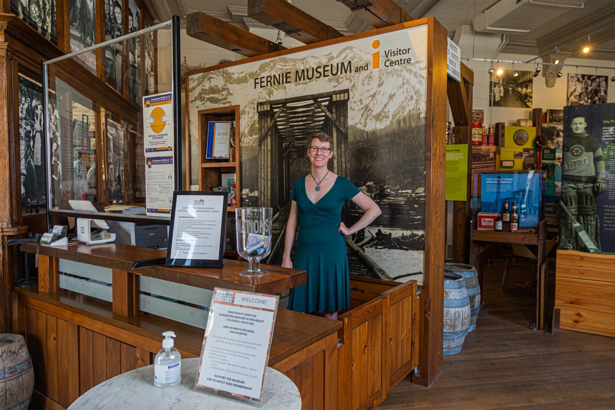 Visitor information services available at the Fernie Museum