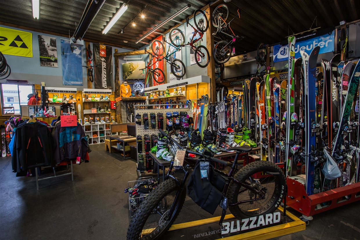 Skis, Bikes, Snowshoes - we've got all the toys!