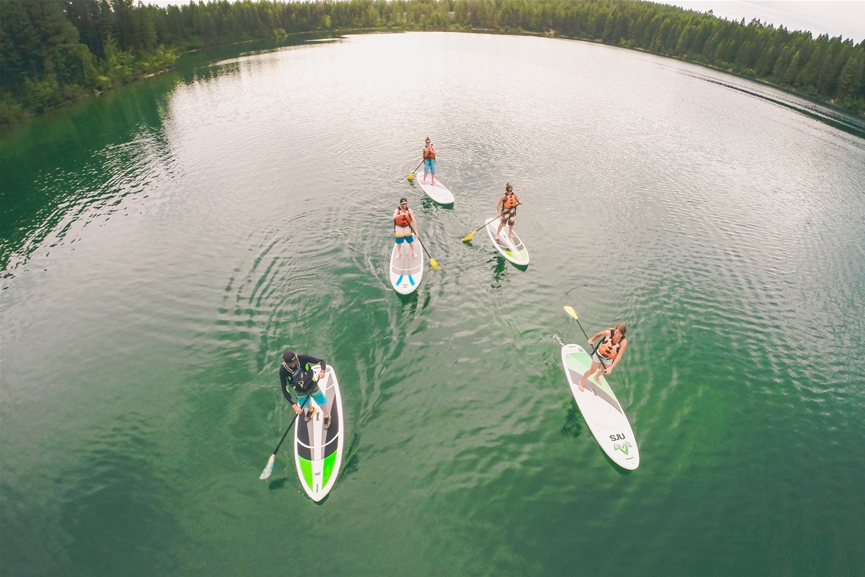 Stand-Up Paddle Boarding on Lakes and Rivers
