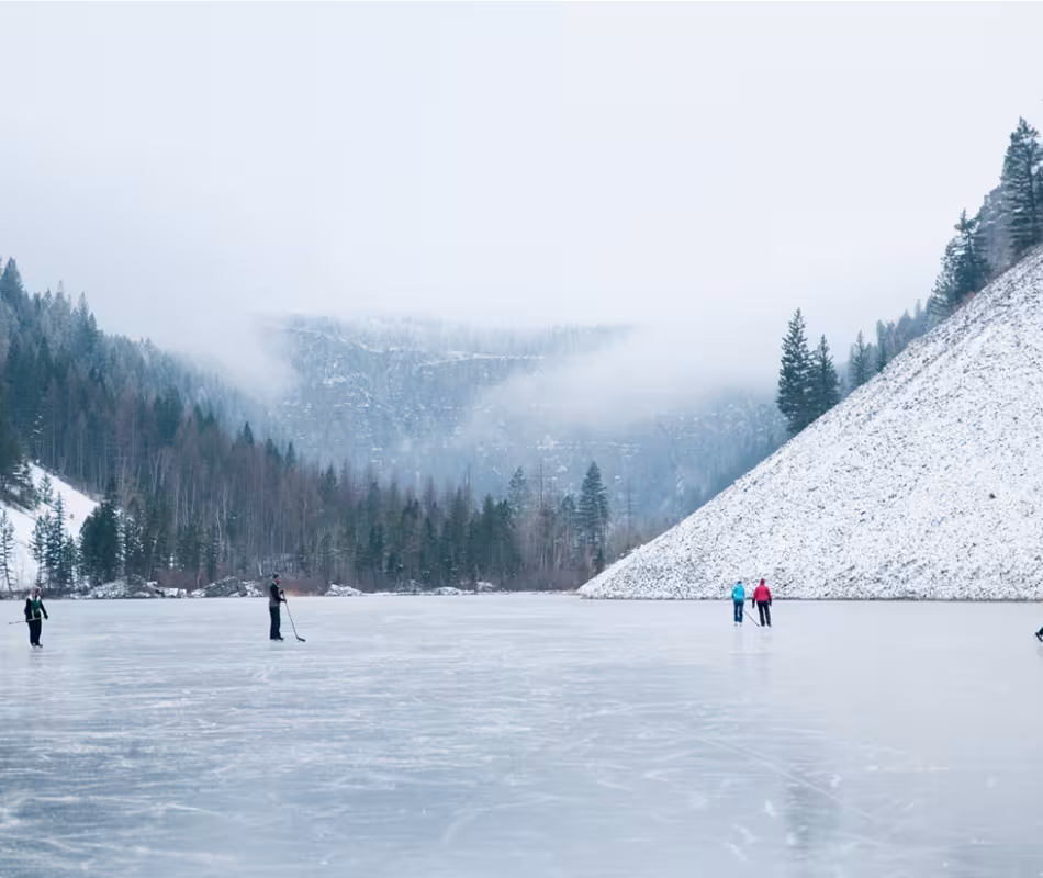 A Window to Ice Skate