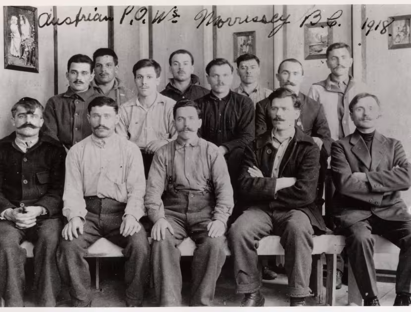 Internees at Internment Camp, 1918
