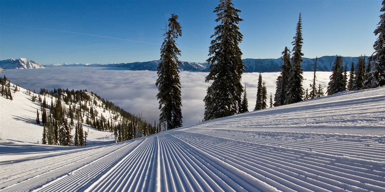 Great groomed runs at Fernie Alpine Resort