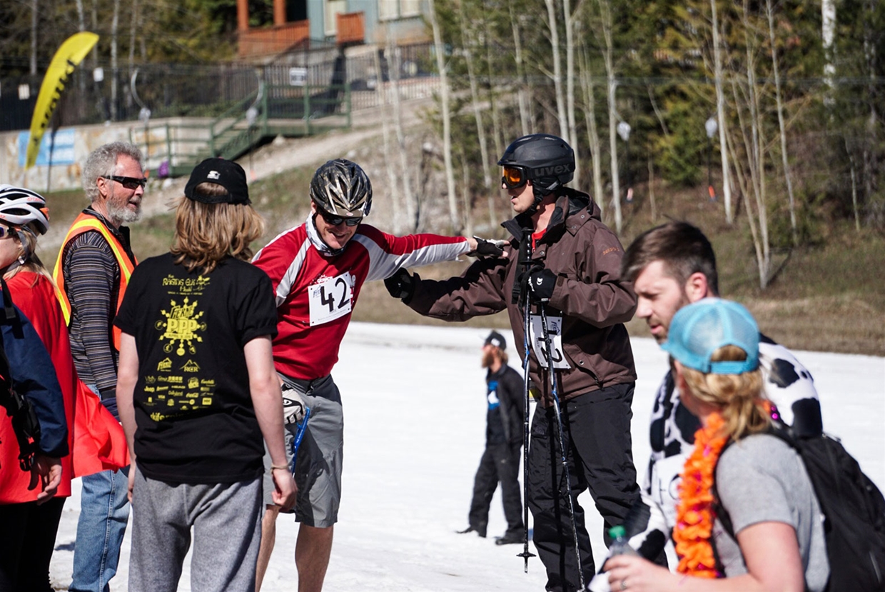 Powder, Pedal, Paddle (PPP) Relay Race at Fernie Alpine Resort