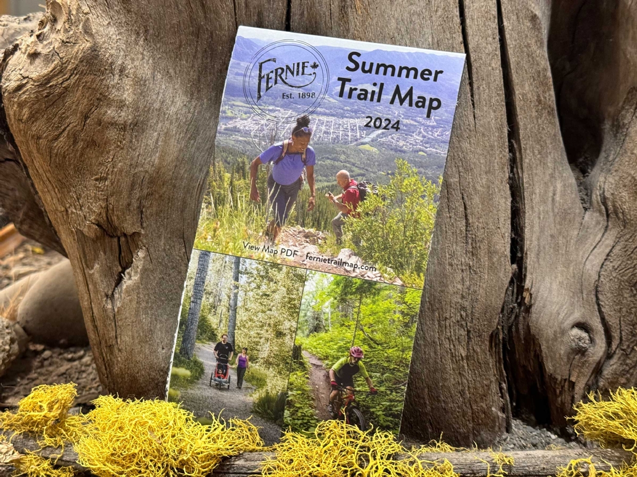 Plan your next hike or ride with the Fernie Summer Trail Map