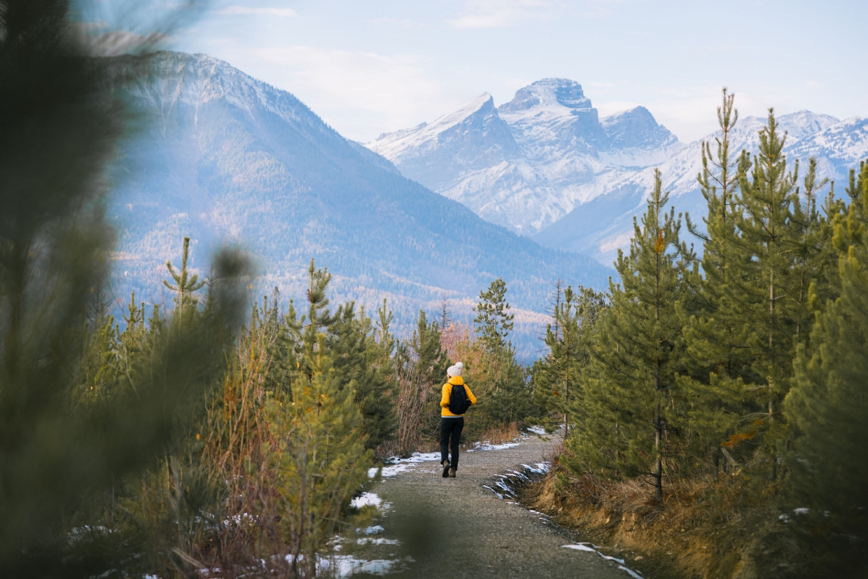 Fall hiking on Montane Trails