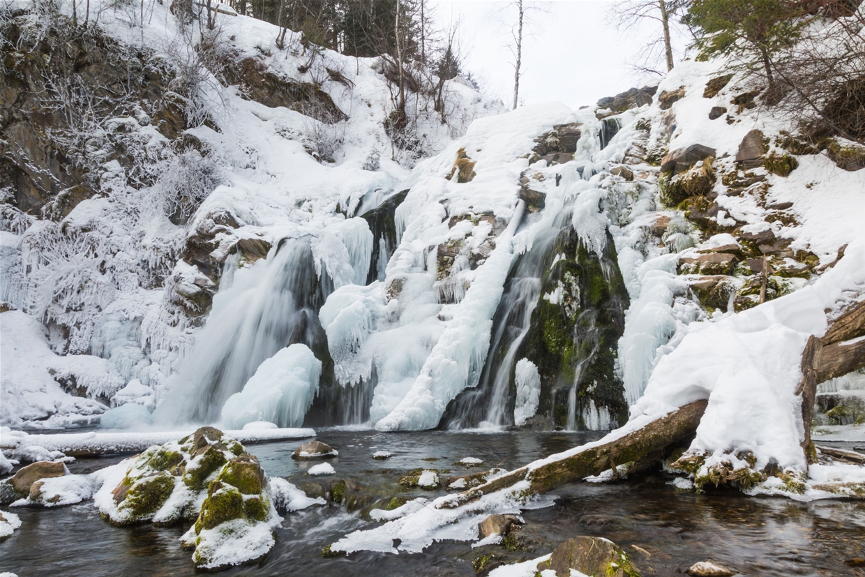 Fairy Creek Falls in Winter