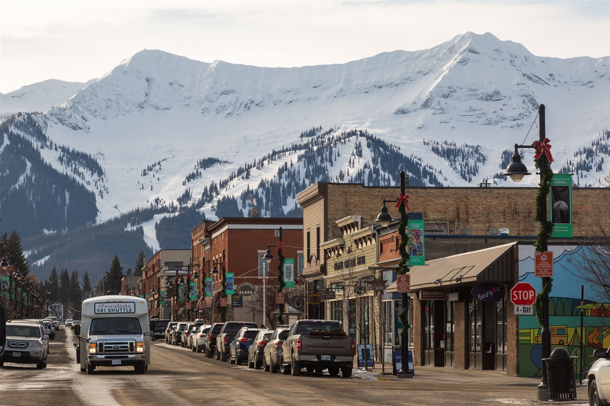Regular service between the Fernie Alpine Resort and the City of Fernie
