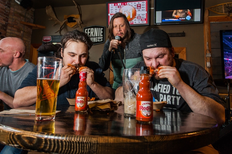 Griz Days Festival - Hot Wings Eating Competition at The Fernie