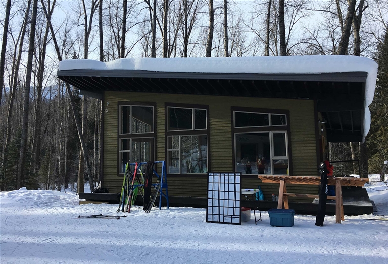 Warming Hut at the Elk Valley Nordic Centre in Fernie 