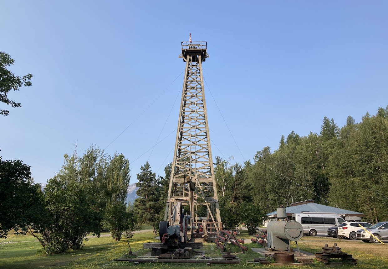 The Historic Oil Derrick at the VIC. 9am, August 14, 2024