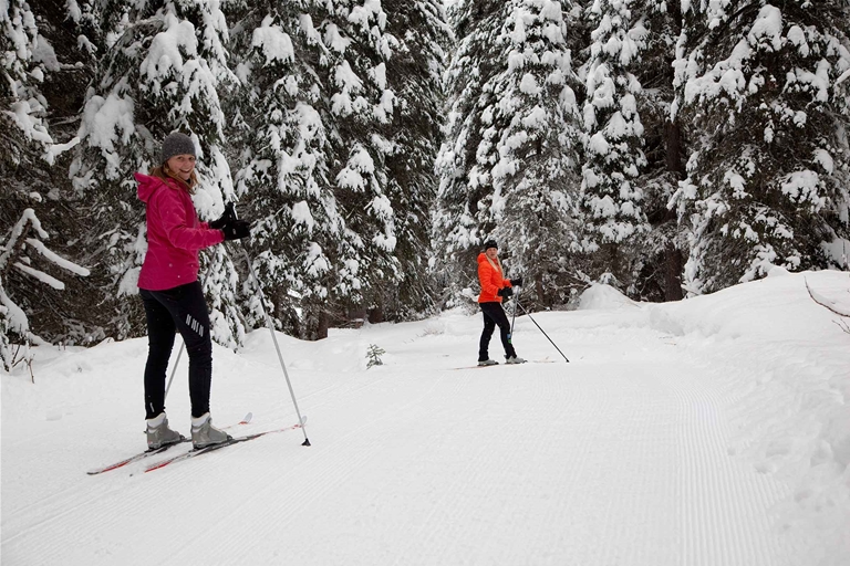 Nordic skiing at Island Lake Lodge