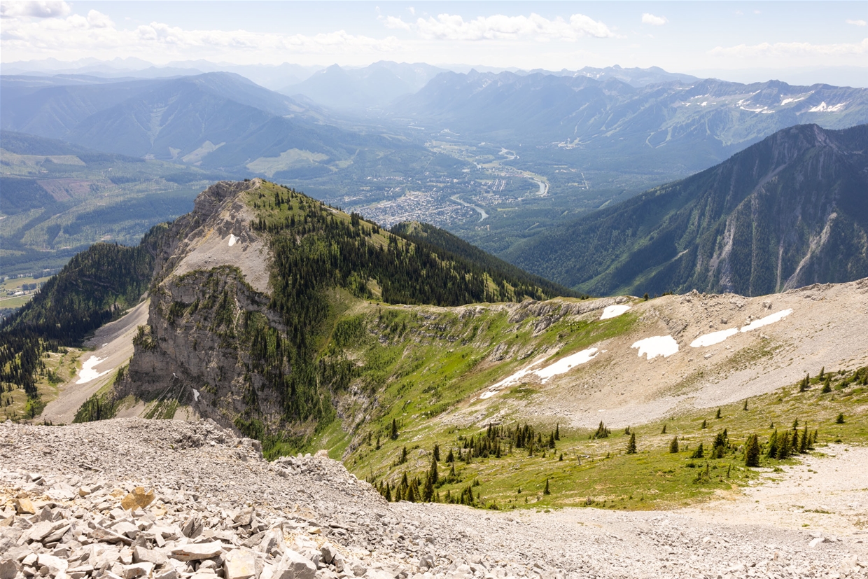 July 26th 2022 - Fernie skies looking south west from Mt Proctor