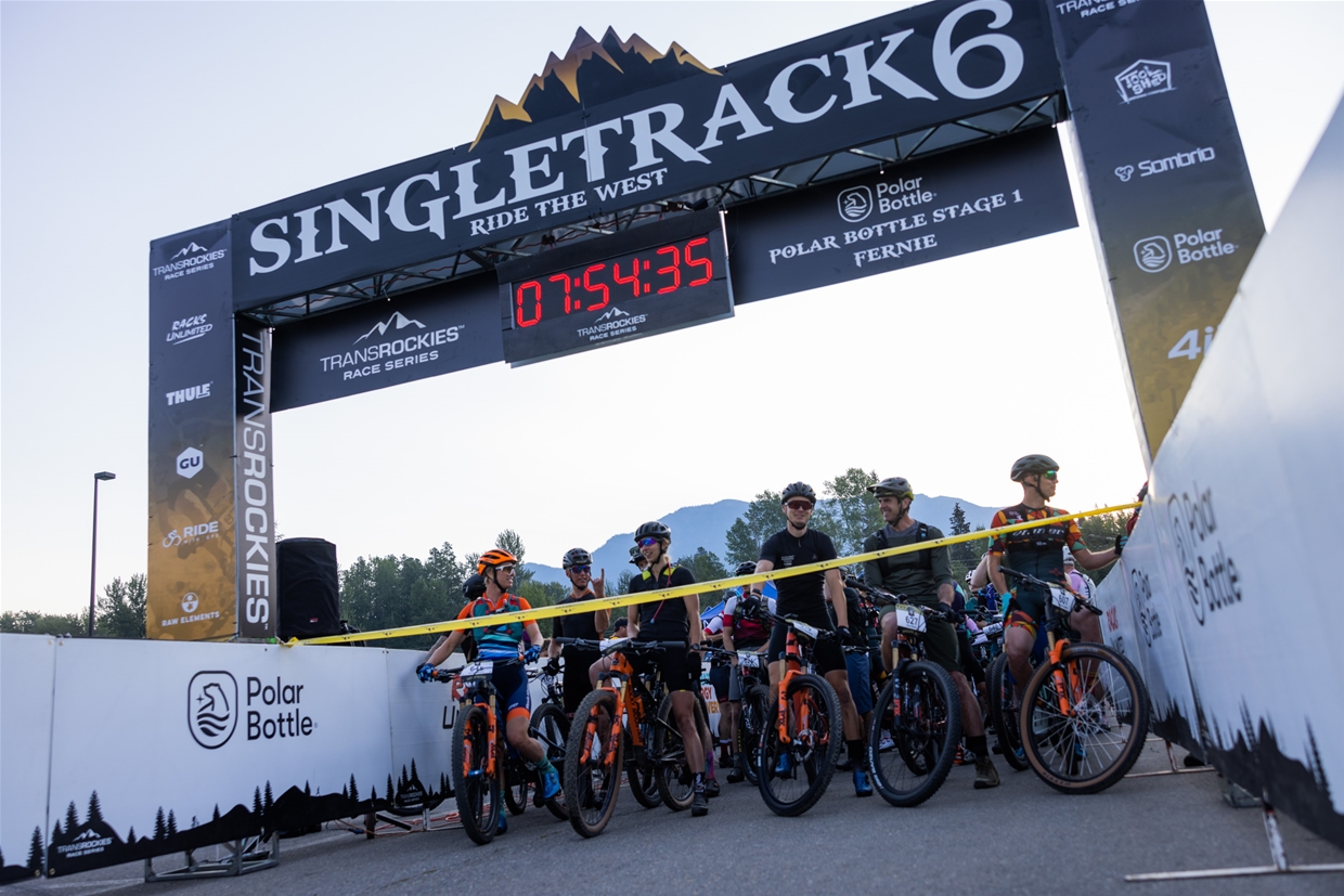 Singletrack 6 - Race start in Fernie, BC