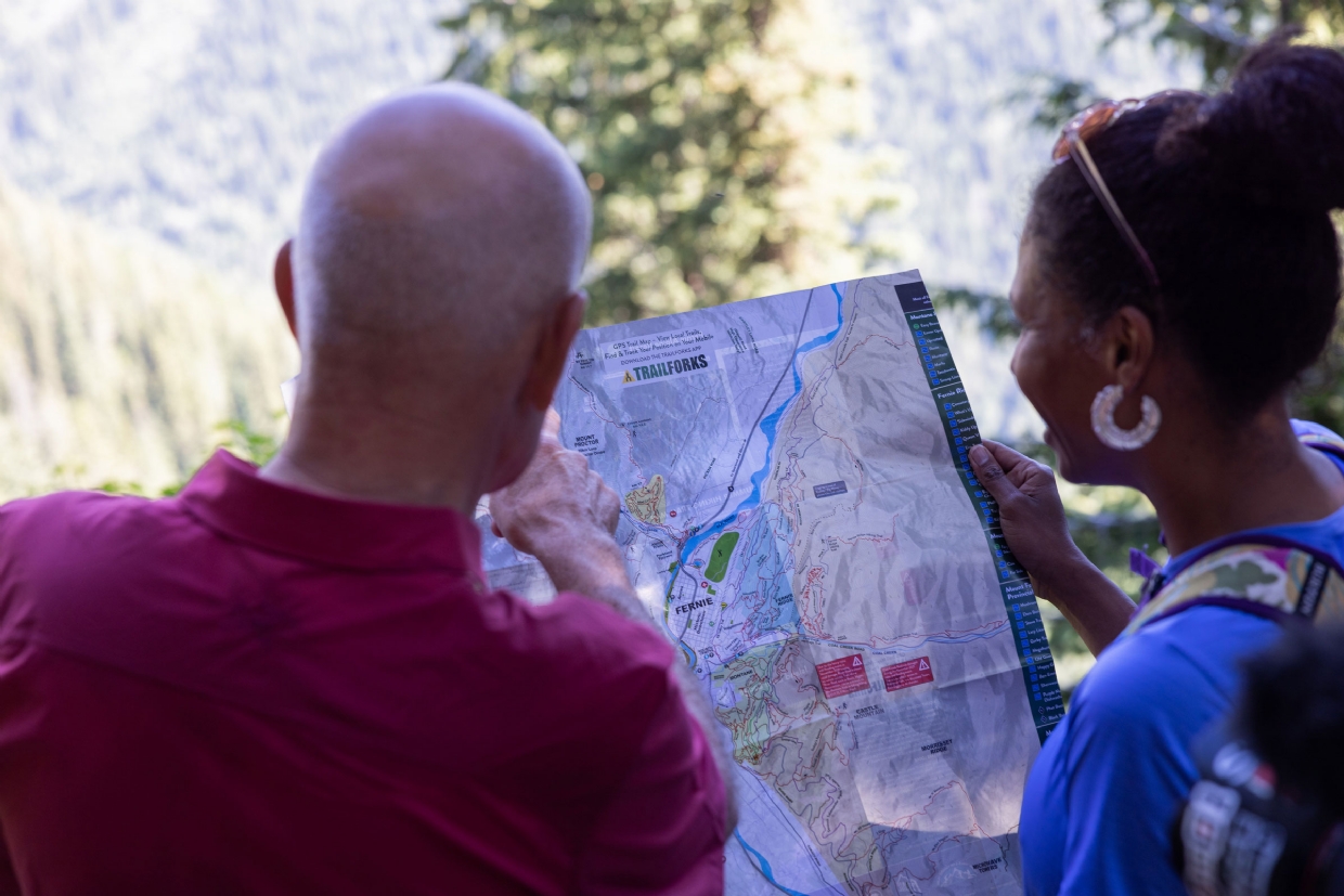 Pick up a free copy of the Fernie Summer Trail Map