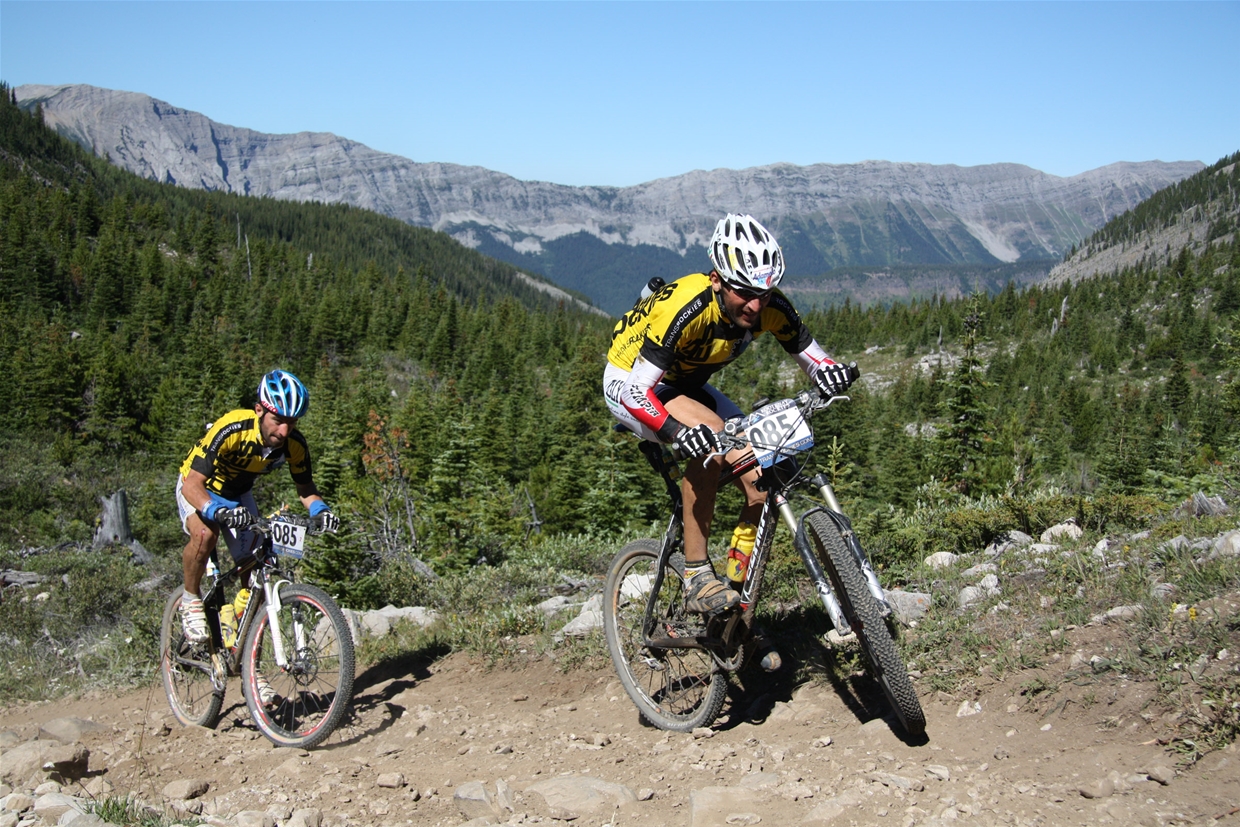 trans rocky mountain bike race