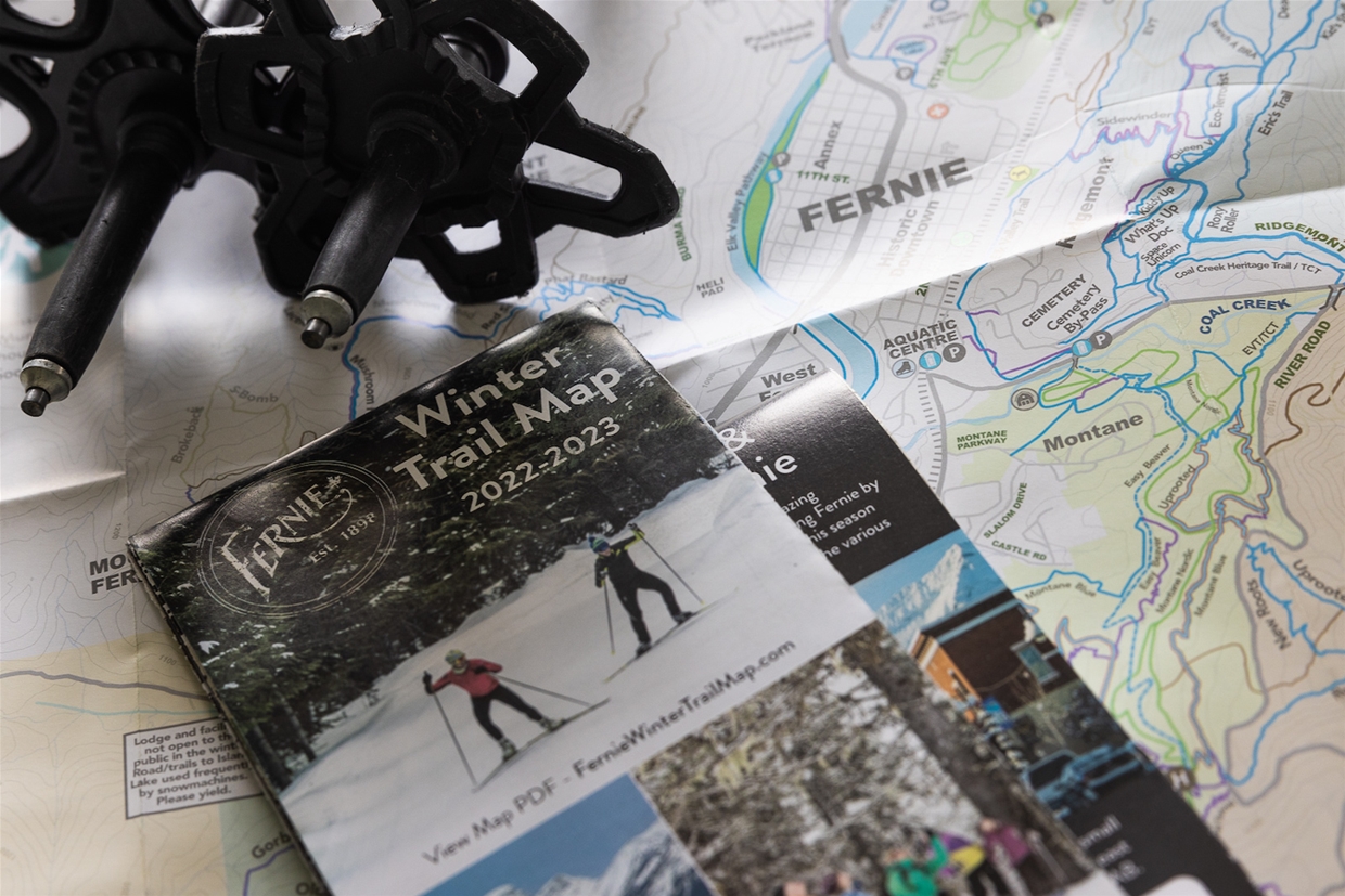 Fernie Winter Trail Map 2022/23