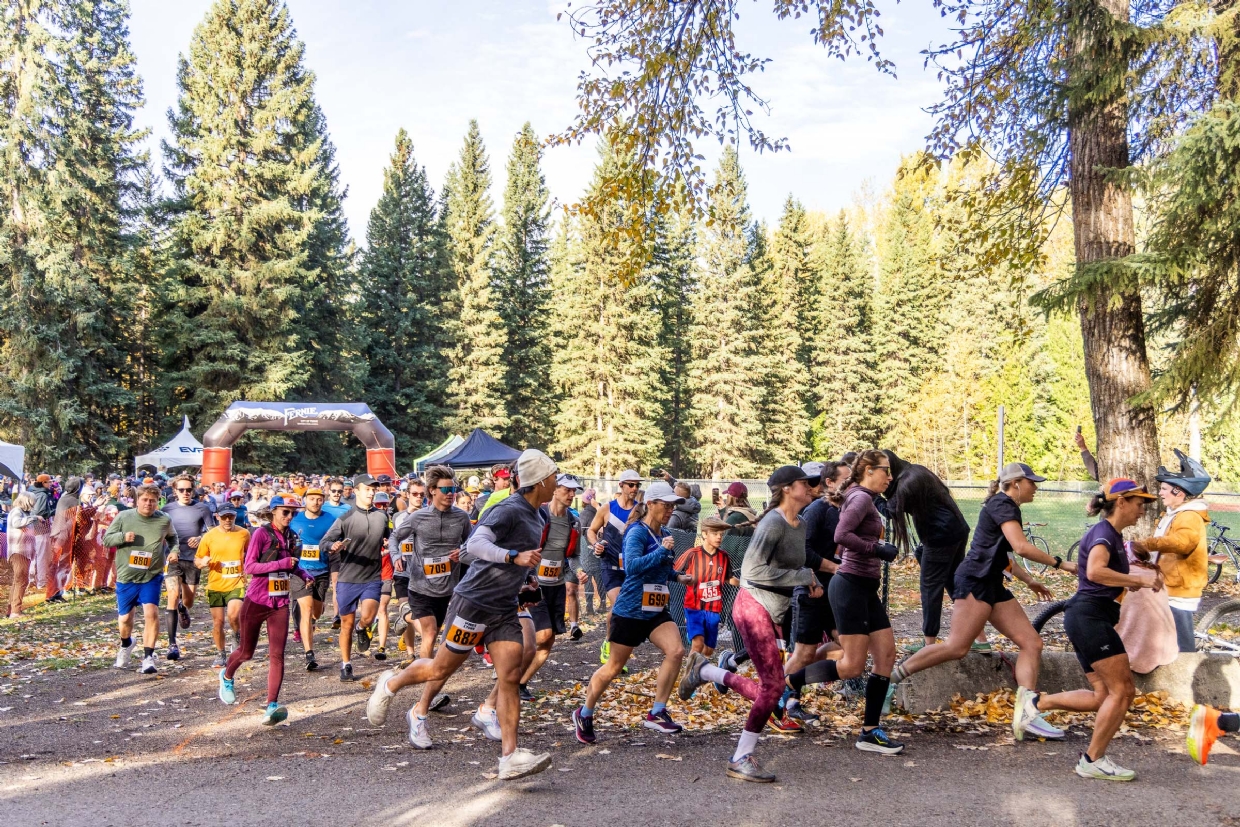 Fernie Half Marathon Mass Start