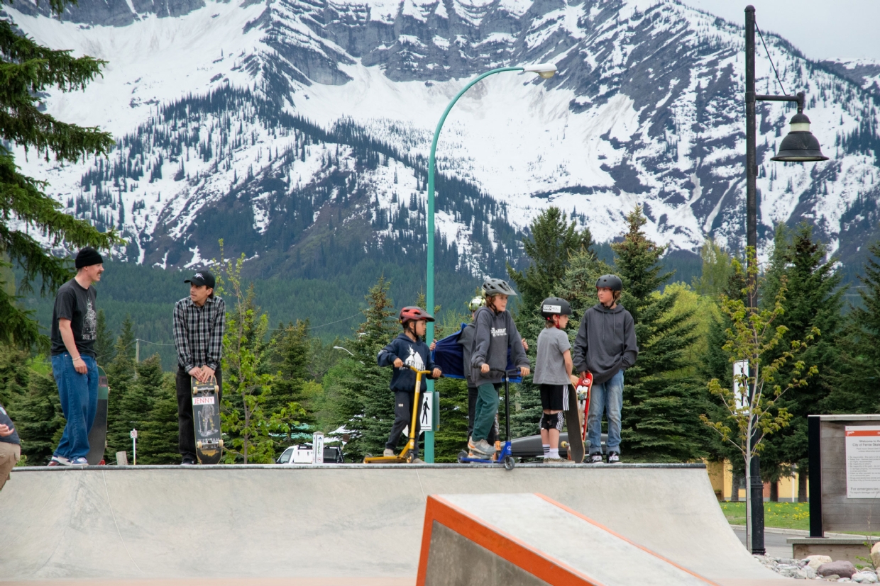 Fernie Skate Park is a popular attraction for all ages