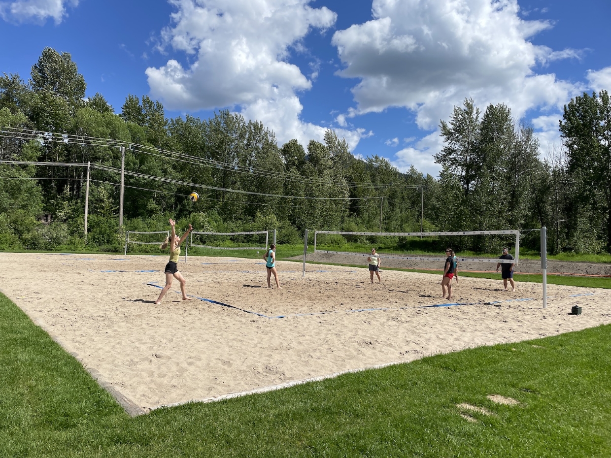Beach volleyball - a fun summer activity!