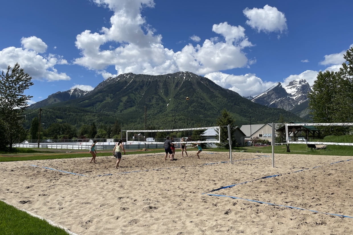 Beach Volleyball Courts - next to the Fernie Aquatic Centre