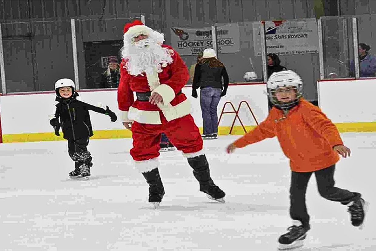 Skating with Santa