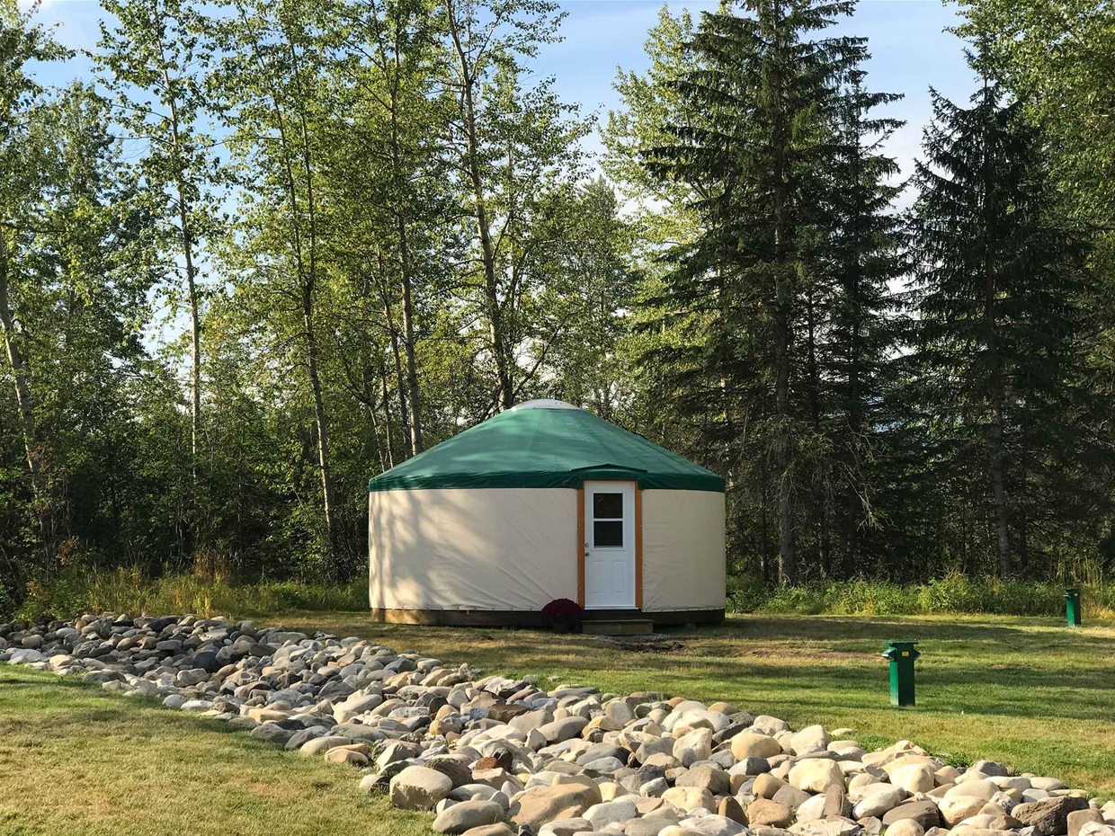 Yurt 'Clamping' at Fernie RV Resort