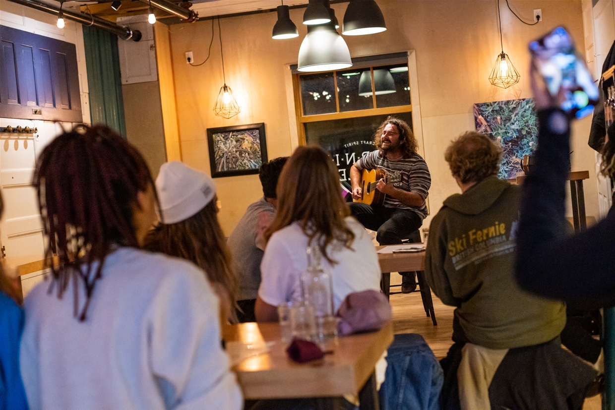 Open Mic Nights every Thursday at Fernie Distillers