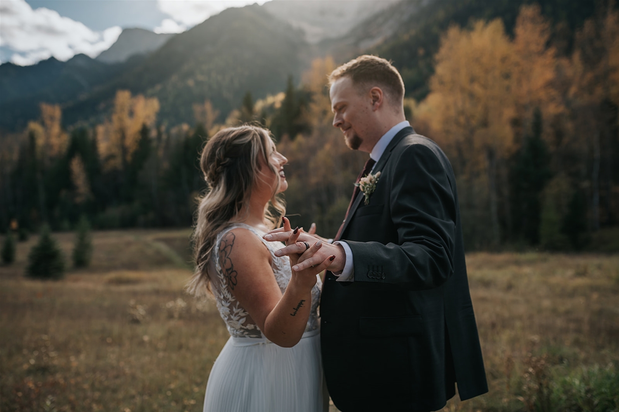 Wedding photography in Fernie, BC