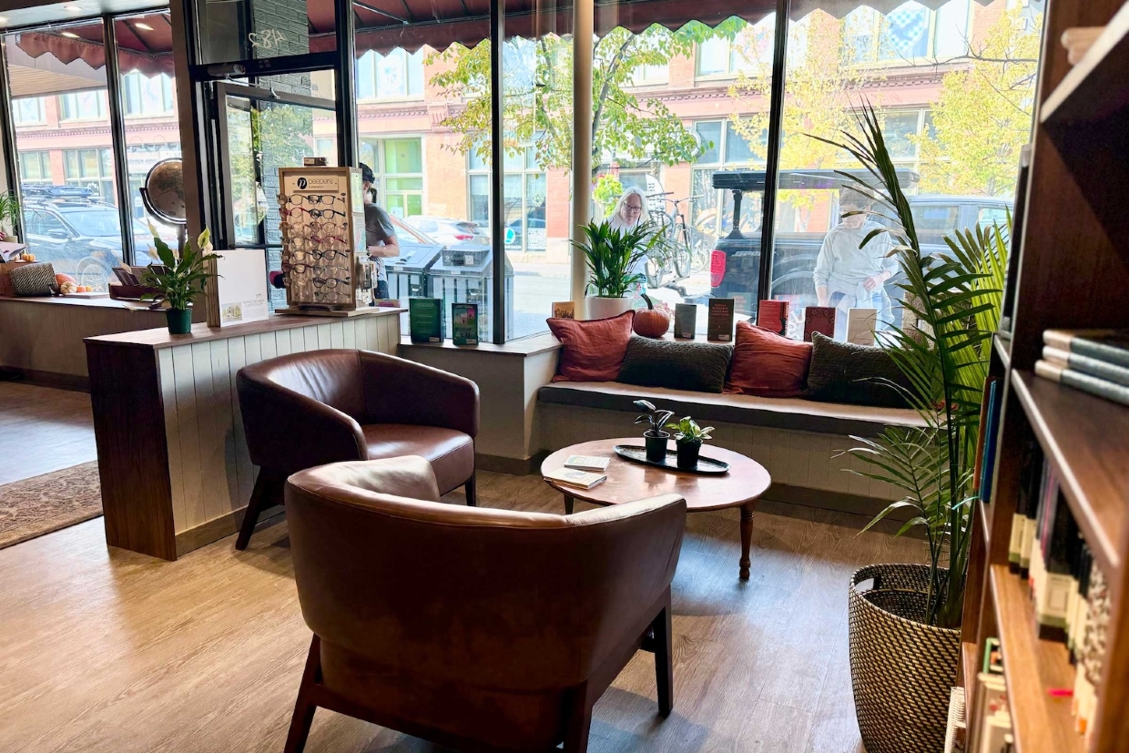 Stay a while and enjoy the comfy seating area