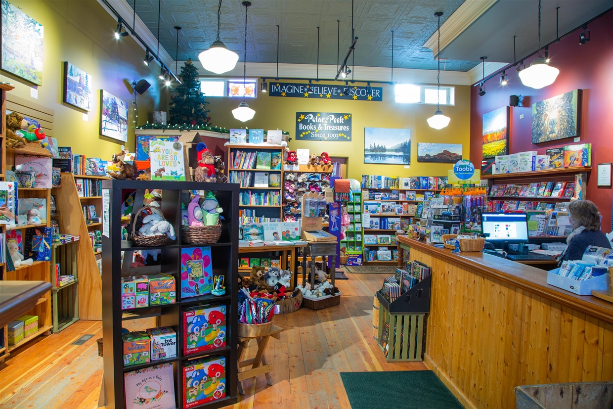 Toys and Games available at Polar Peek Books & Treasures