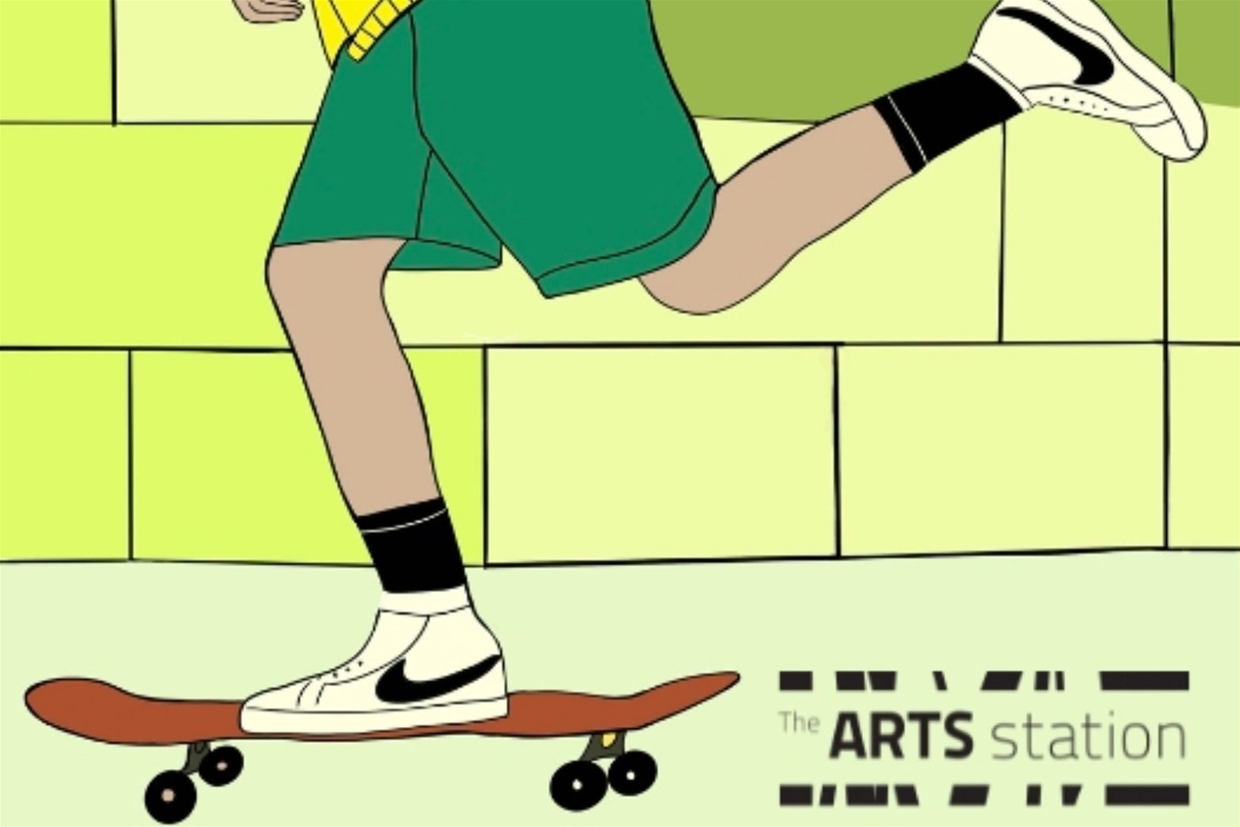 Skate Deck Show at the Arts Station