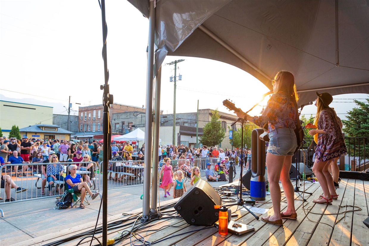 Wednesday Night Market in Fernie, BC