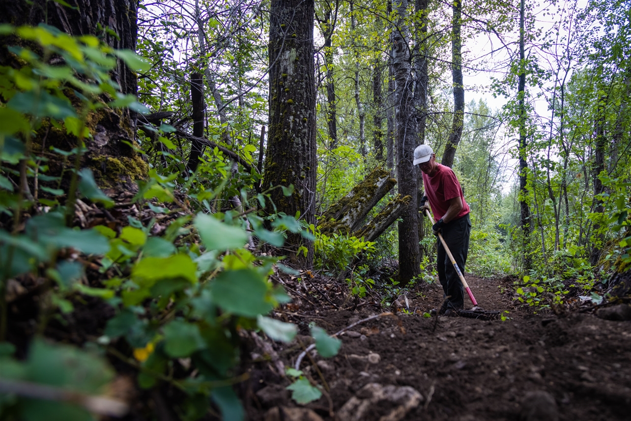 Volunteer trail crews meet regularly to fix and build Fernie's trails