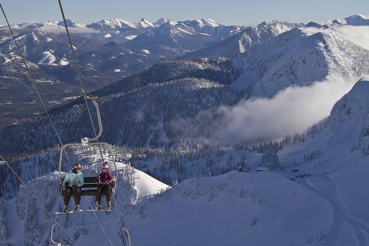 Scenic view at Fernie Alpine Resort