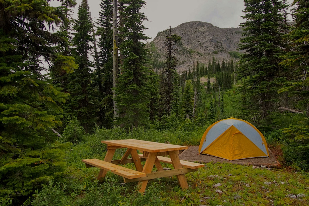 Camping at Lost Boys Pass