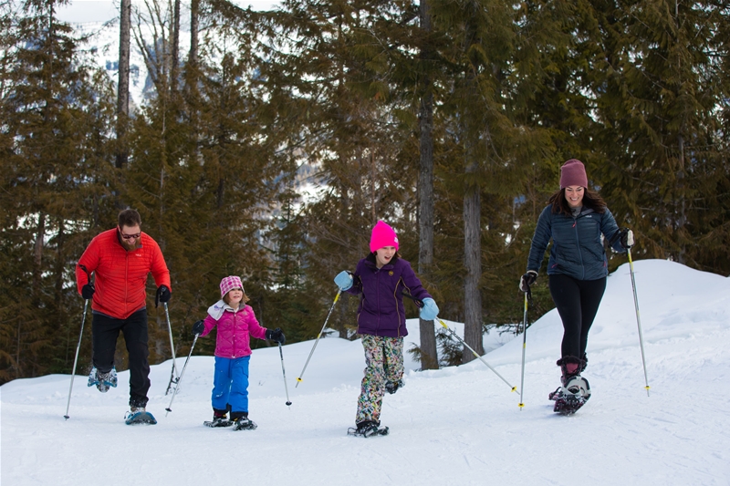 Explore the winter wonderland trails around Fernie Alpine Resort