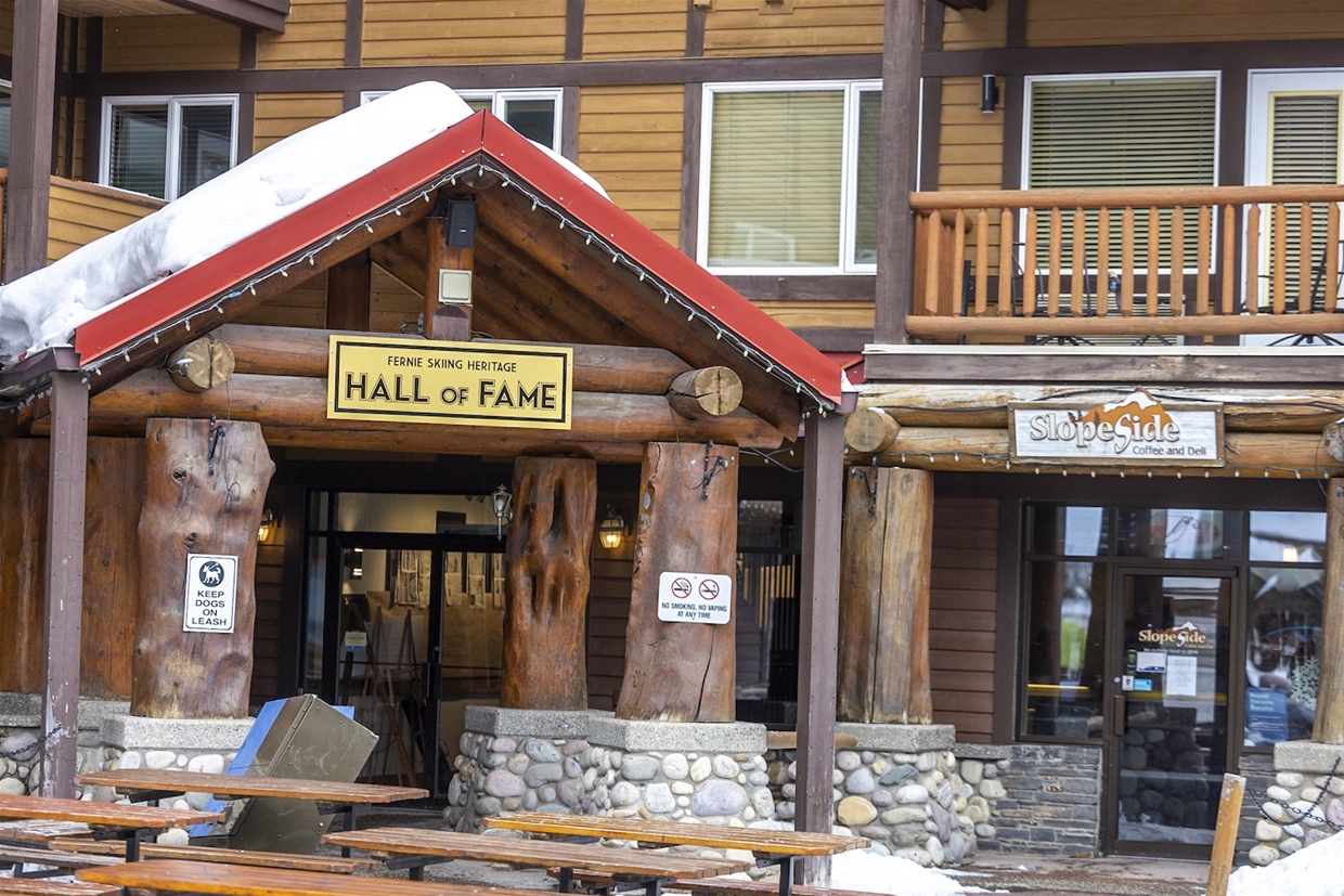 Located at Slopeside Lodge in Fernie Alpine Resort Plaza