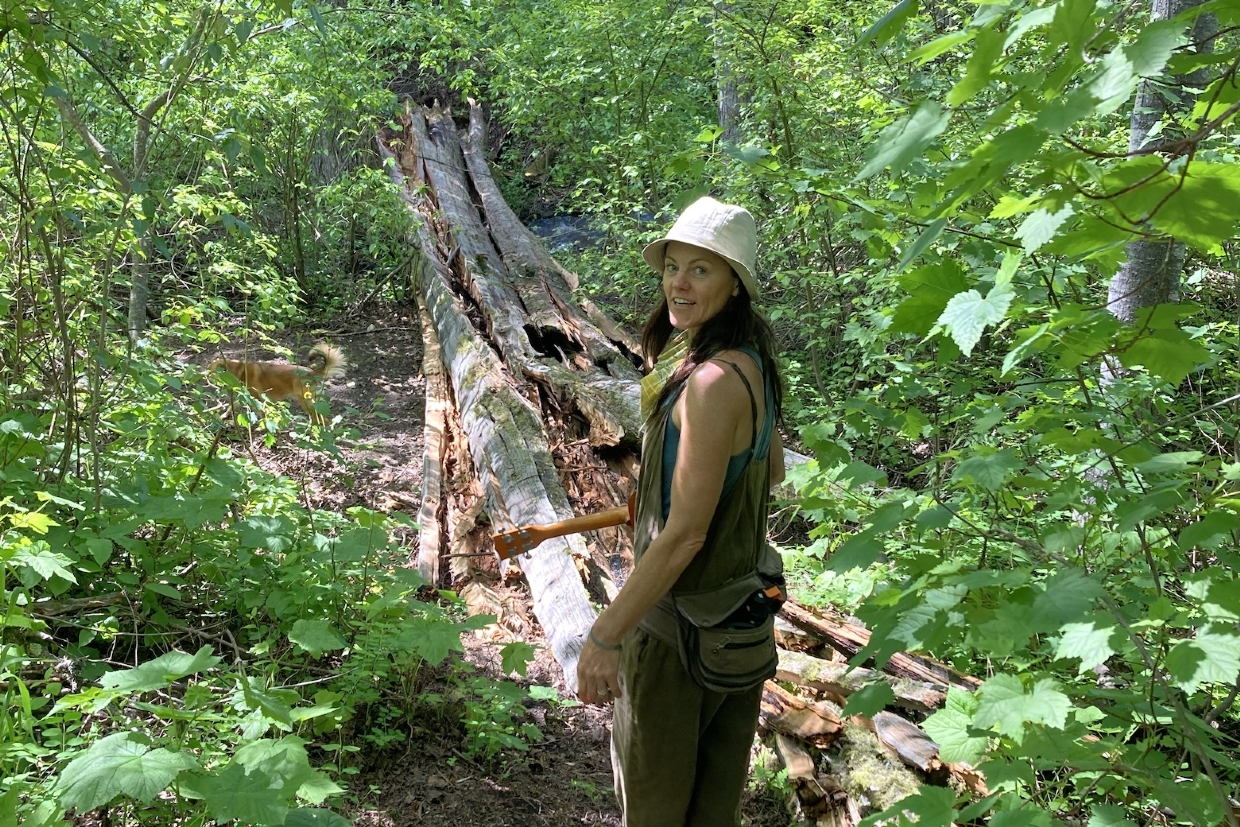 Follow Kylie on a musical walk through the forest