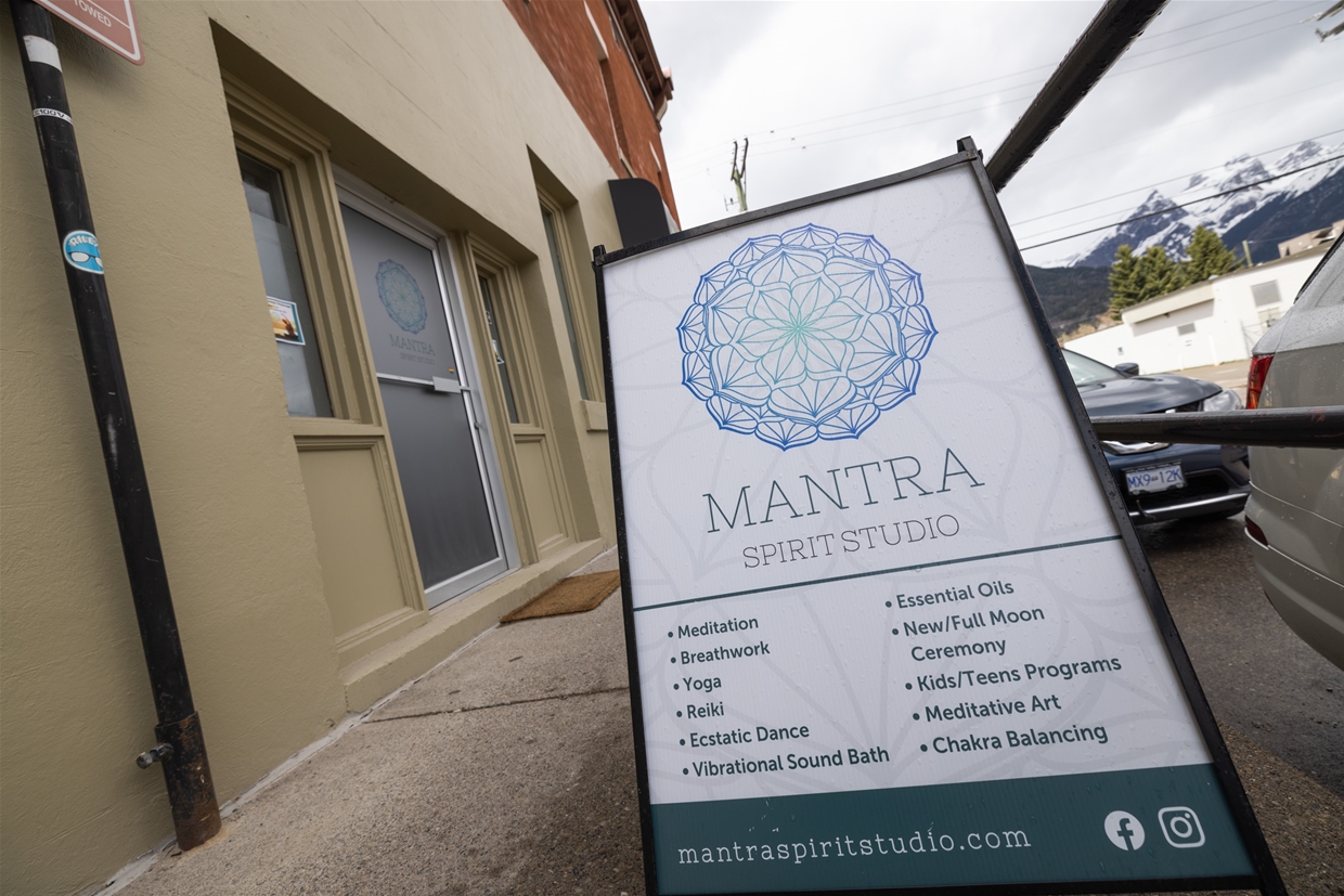 Find Mantra Spirit Studio just off Historic Downtown Fernie