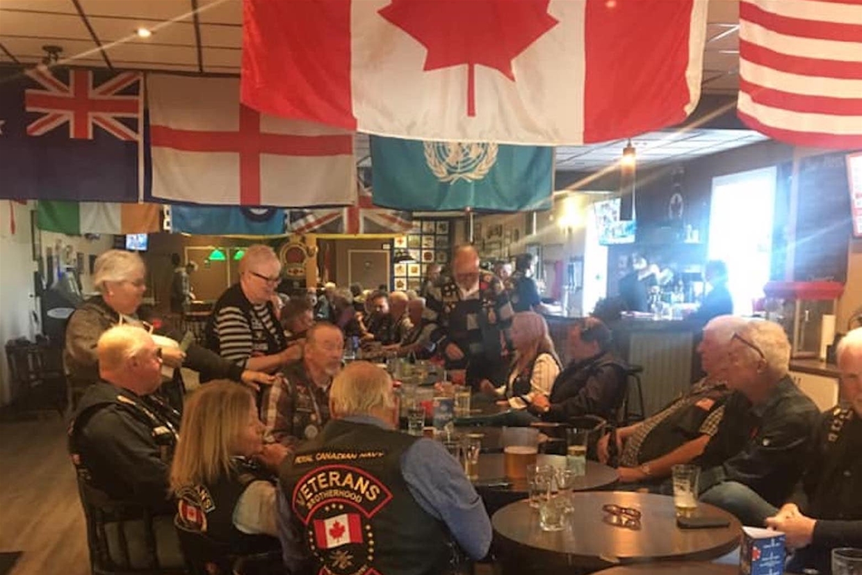 A service club for Canadian veterans in Fernie