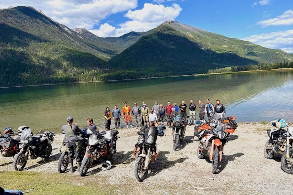 Explore the beautiful Kootenay Rockies with other dirt riders